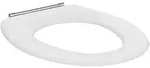 Ideal Standard WC-Sitzring K792801 mit Stangenscharnier, Scharniere Edelstahl,