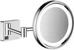 hansgrohe AddStoris Rasierspiegel 41790000 3-fach Vergr&ouml;&szlig;erung, mit LED