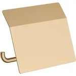 hansgrohe AddStoris Papierrollenhalter 41753140 mit Deckel, Wandmontage, Metall,