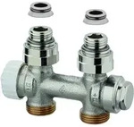 Heimeier Multilux Ventil-Zweirohrsystem 3850-02.000 Rp 1/2, Durchgang, Rotguss