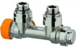 Heimeier Multilux Eclipse Thermostatventil 3866-02.000 Rp 1/2, Eck, Rotguss