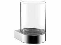 Emco Flow Glashalter 272000100 chrom, Kristallglas klar