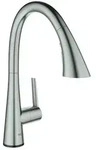Grohe Zedra Sp&uuml;ltischmischer 30219DC2 supersteel, herausziehbare Brause,