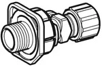 Geberit Wasseranschluss mit Absperrventil 240269001 f&uuml;r UP200