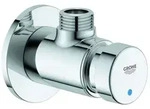 Grohe Selbstschluss-Brauseventil Euroeco CS chrom, Markierung blau/rot, 36267000