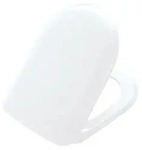 Pressalit WC-Sitz 104030-B33999M edelwei&szlig;, Festscharnier B33, Edelstahl, mit...