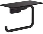 hansgrohe AddStoris Papierrollenhalter 41772670 mit Ablage, Wandmontage, Metall,
