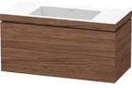 Duravit L-Cube Waschtisch-Unterschrank LC6928N2121 100 x 48 cm, ohne Hahnloch,
