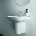 Ideal Standard i.life A Waschtisch T451101 mit Hahnloch, mit &Uuml;berlauf, 60 x 48...