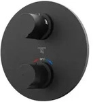 Steinberg Serie 260 Fertigmontageset 10041333S f&uuml;r Unterputzthermostat, Matt Black