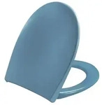 Pressalit WC-Sitz 758068-D05999 bermudablau, Universalscharnier D05, Edelstahl,