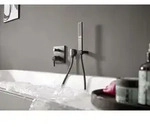 hansgrohe Finoris Fertigmontageset 76415670 Unterputz-Wannenarmatur, mattschwarz
