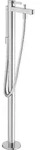 hansgrohe Finoris Fertigmontageset 76445000 Wannenarmatur, bodenstehend, chrom