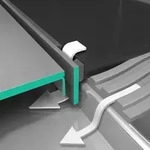 hansgrohe RainDrain Match Duschrinne 56041670 100cm, Fertigset, mit