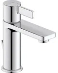 Duravit D-Neo Waschtischarmatur DE1020001010 mit Zugstangen-Ablaufgarnitur, Ausladung
