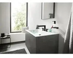 hansgrohe Finoris 110 3-Loch-Waschtischarmatur 76033670 mit Push-Open Ablaufgarnitur,