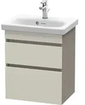 Duravit DuraStyle Waschtisch-Unterschrank DS640309143 50 x 36,8 cm, taupe/basalt