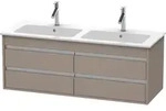 Duravit Ketho Waschtisch-Unterschrank KT643304343 127x47,5x48cm, 4 Schubk&auml;sten,