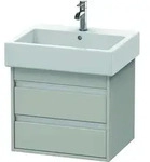 Duravit Ketho Waschtisch-Unterschrank KT663600707 55 x 44 cm, betongrau matt, 2