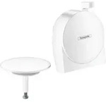 hansgrohe Exafill S Fertigmontageset 58117700 Wanneneinlauf, mit Schwallstrahl,