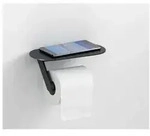 hansgrohe WallStoris Papierrollenhalter 27928670 230mm, mit Ablage, Wandmontage,