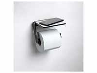 Keuco Plan Black Selection Toilettenpapierhalter 14973370000 mit Ablage, offene