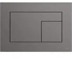 TECEvelvet WC-Bet&auml;tigungsplatte 9240731 f&uuml;r Zweimengentechnik, Grigio Londra /