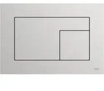 TECEvelvet WC-Bet&auml;tigungsplatte 9240734 f&uuml;r Zweimengentechnik, Grigio Efeso /