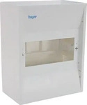 Hager GD106N, Hager Miniverteiler GD106N 6 PLE, 1xPE, 1xN, IP30