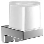 Emco Cue Fl&uuml;ssigseifenspender 322100100 zum Kleben und Schrauben, chrom, mit