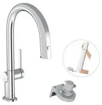 hansgrohe Aqittura M91 K&uuml;chenarmatur 76826000 Ausziehauslauf, 1jet, sBox, chrom