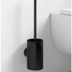 Keuco Reva Toilettenb&uuml;rstengarnitur 12864379000 schwarz matt, Wandmodell