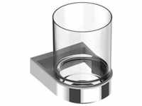 Keuco Smart.2 Glashalter 14750019000 verchromt, mit Echtkristall-Glas