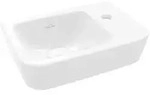 Villeroy und Boch O.novo Handwaschbecken 43433701 36x25cm, eckig, Becken links,...