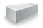 Duravit No. 1 Trapez-Badewanne 700504000000000 150 x 80 x 46 cm, Einbauversion, mit