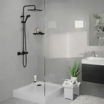 hansgrohe Vernis Shape Showerpipe 26429670 1jet, mit Thermostat, mattschwarz