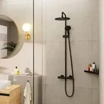 hansgrohe Vernis Blend Showerpipe 26428670 1jet, mit Thermostat, mattschwarz