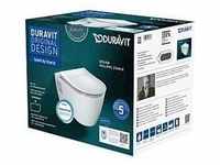 Duravit Soleil by Starck Wand-Tiefspül-WC-Set 45860920A1 mit WC-Sitz, rimless,...