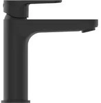 Ideal Standard Cerafine O Waschtischarmatur BC554XG Silk Black, Ausladung 125mm, ohne