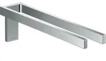 hansgrohe Axor Universal Rectangular Handtuchhalter 42622000 380mm, zweiarmig,