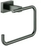 Grohe Essentials Cube WC-Papierhalter 40507AL1 hard graphite geb&uuml;rstet, ohne Deckel,