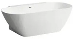 Laufen Lua Badewanne H2200870000001 170x85,5cm, wandangebunden, Marbond, ohne