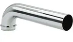 Viega Abgangsbogen 105594 DN 32x300mm, 90Grad, Messing verchromt, mit B&ouml;rdelrand