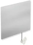 HEWI Serie 801 Kippspiegel 8010110099 600x540x6 mm, mit Seilumlenkung, reinweiss