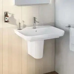 VitrA Halbs&auml;ule 5281L003-7201 wei&szlig;, mit Federbefestigung, f&uuml;r Waschtisch