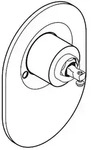 hansgrohe Umr&uuml;stset 96384000 auf M3 Brausenmischer, Kugel, Unterputz, chrom