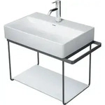 Duravit DuraSquare Metallkonsole 0031144600 66,5x38,1cm, wandh&auml;ngend, schwarz...