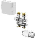 Oventrop Anschlussset 1184135 schwenkbar, wei&szlig;, f&uuml;r Multiblock TFU/Uni SH