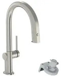 hansgrohe Aqittura M91 K&uuml;chenarmatur 76803800 Ausziehauslauf, 1jet, Edelstahl Finish