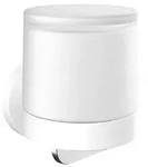Emco Round Einhand-Fl&uuml;ssigseifenspender 432113901 weiss, Wandmodell, St&uuml;lpbecher